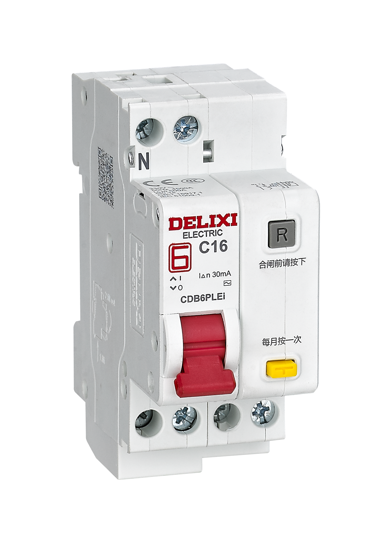 CDB6PLEi“相线 中性线”剩余电流动作断路器
