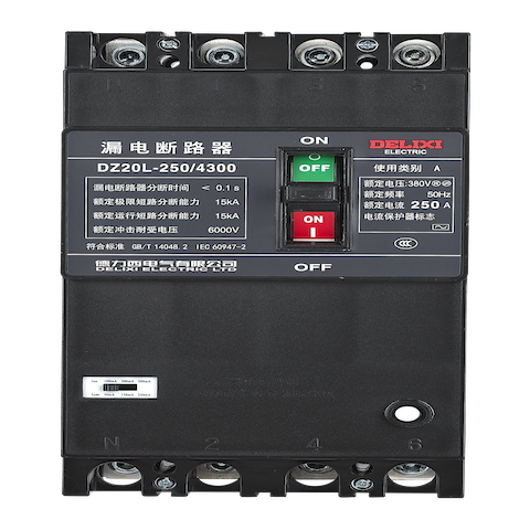 DZ20L剩余电流动作断路器