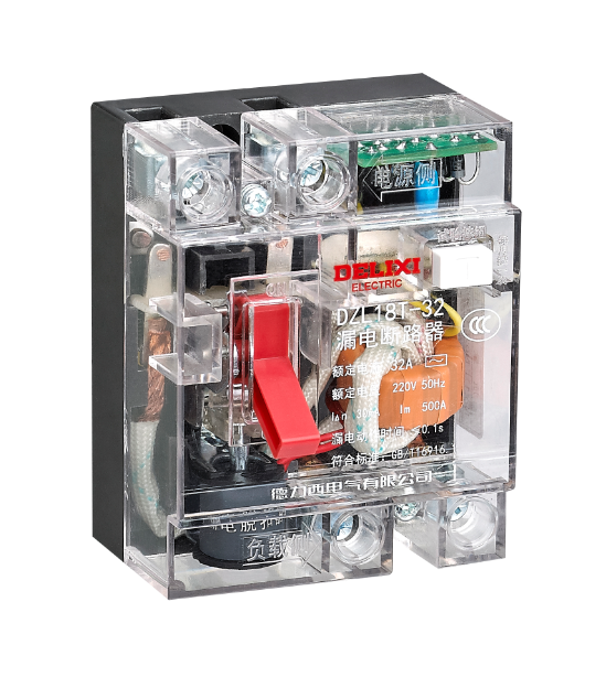 DZL18T透明漏电断路器